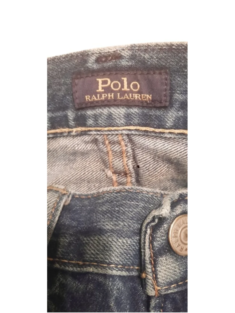 Polo Ralph Lauren Men's Blue Jeans The Varick Slim Straight 32 x 32